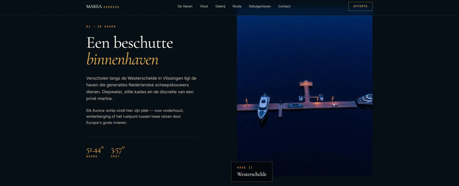 Voorbeeldwebsite Deewey — De Haven