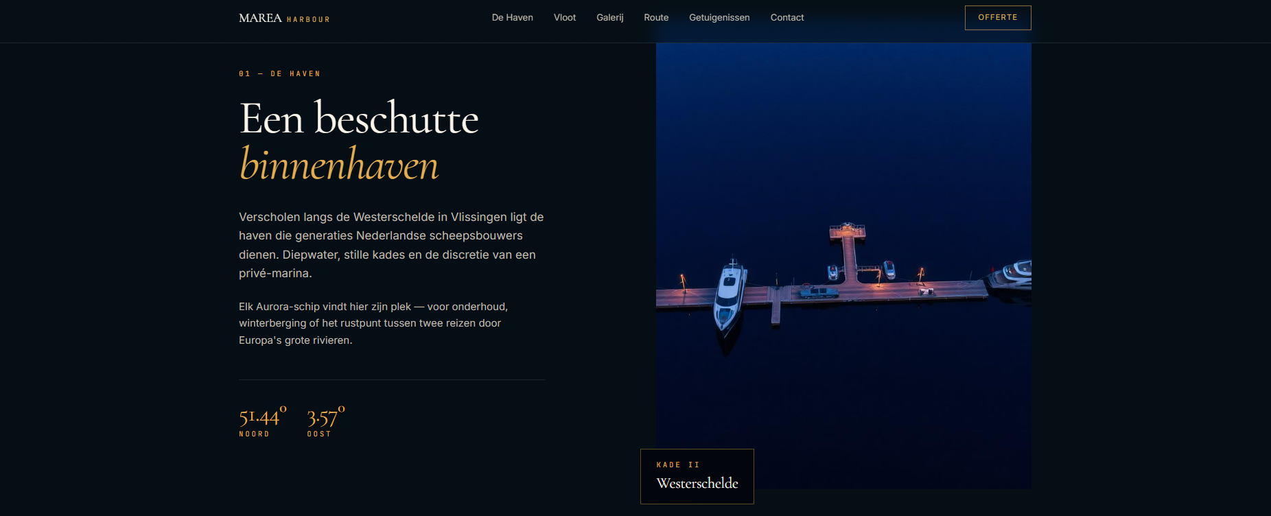 Voorbeeldwebsite Deewey — De Haven