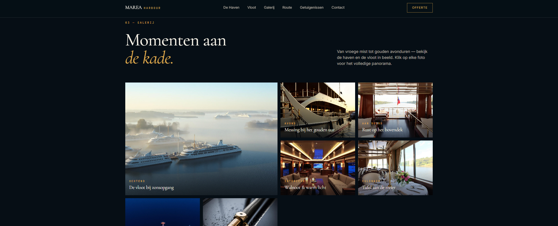 Voorbeeldwebsite Deewey — Galerij